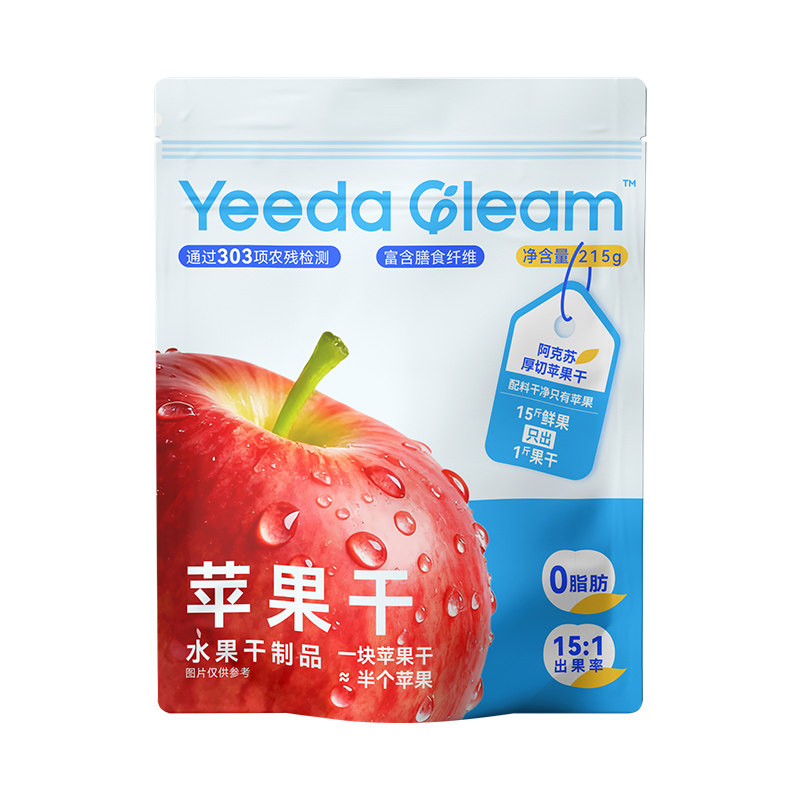 梦工厂厚切苹果干215g独立装