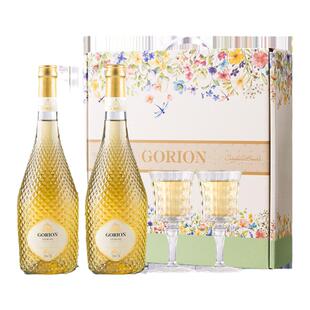 法国进口甜白微醺半干葡萄酒小甜酒女生半甜红酒整箱礼盒组合装