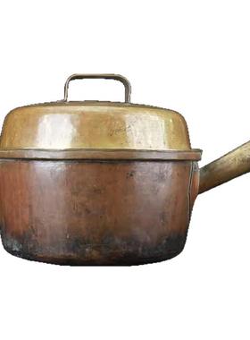 铜锅中药器具中医药文化收藏展示