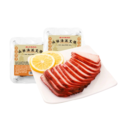 【直播推荐】山林大红 里昂烤香肠230g烟熏肉肠下酒菜旗舰店T