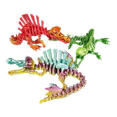 恐龙骨架棘龙模型玩具摆件3D打印