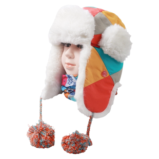 山拓雷锋帽儿童加厚保暖成人防风防寒护耳头套户外滑雪亲子棉帽子