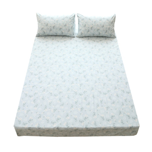 花妃子碎花纯棉床单床笠单件全棉单人1.2学生宿舍双人1.5/1.8斜纹