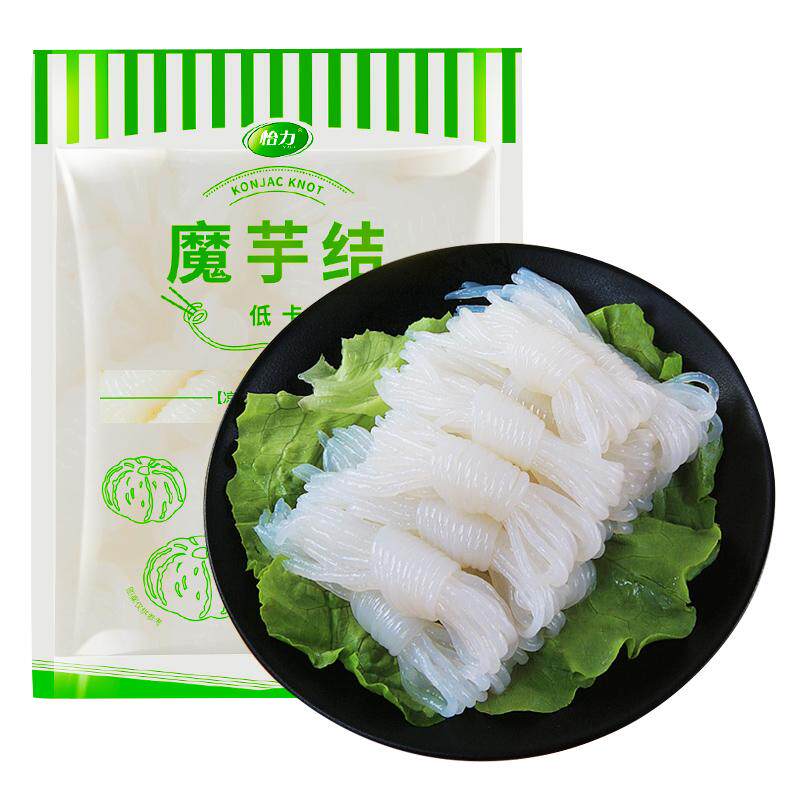 怡力0脂肪低卡魔芋丝结代餐主食