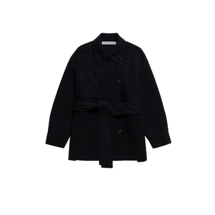 IIIVIVINIKO2025冬新款时髦气质通勤立领双面呢大衣女M549019109D