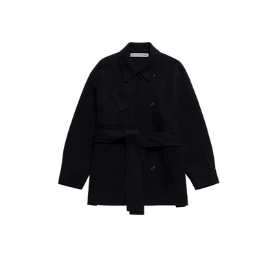 IIIVIVINIKO2025冬新款时髦气质通勤立领双面呢大衣女M549019109D