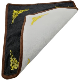 黑白双面布柜台布玉石眼镜手机首饰品玉器展示道具珠宝柜台垫底布