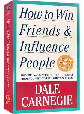 戴尔卡耐基人性的弱点英文原版书籍 How to Win Friends & Influence People人际关系沟通技巧如何赢得朋友和影响人们自我提升