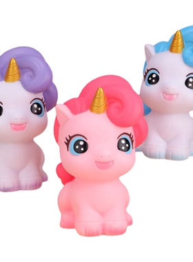 独角兽搪胶储钱罐桌面摆件