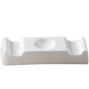 餐桌筷子架勺子架托骨瓷家用中式两用酒店餐厅摆台陶瓷搁调羹支架