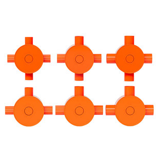 16/18/20PVC螺纹分线盒圆三通四通接线盒司令箱精品 加高明装底盒