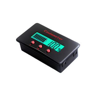 专业级精准库仑计电量显示器磷酸铁锂锂电池智能车电压电流表CM50