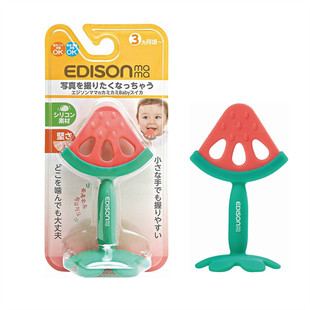 日本本土KJC爱迪生妈妈婴儿水果动物牙胶宝宝磨牙咬咬胶香蕉 小鹿