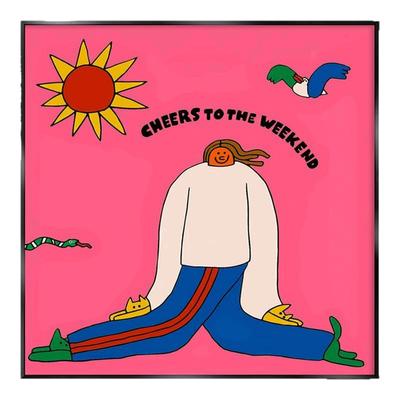 多巴胺客厅装饰画卡通卧室组合挂画沙发背景墙壁画海报儿童房客厅