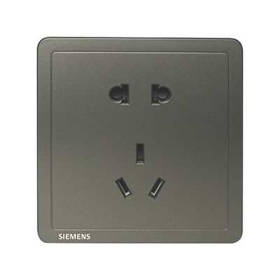 五孔SIEMENS/西门子烟金灰二三插