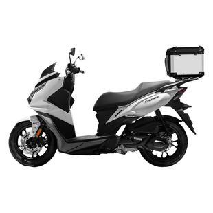 适用三阳巡弋150GT尾箱铝合金踏板专用150X摩托车后备箱改装尾架