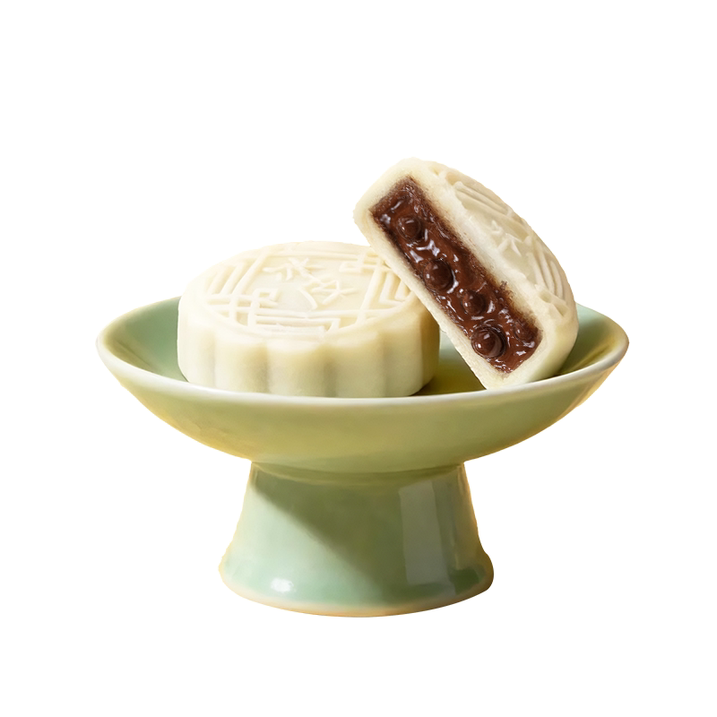 MCT冰皮月饼抹茶巧克力双拼