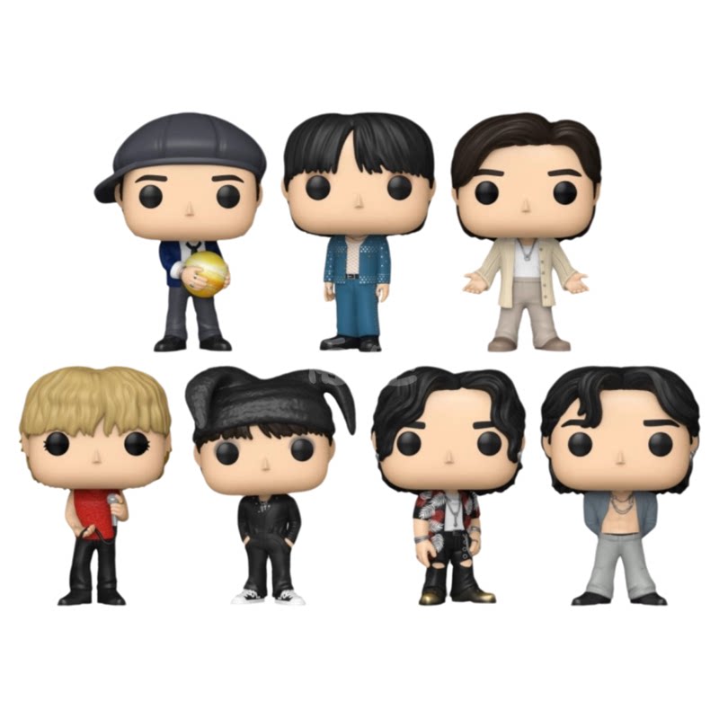 Funko POP男团BTS防弹少年团周边Jung Kook Jimin V Jin公仔手办