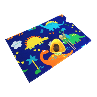 ins纯棉布艺儿童40*60可爱餐桌垫