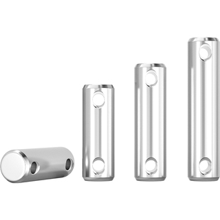 GB880 304不锈钢带孔销螺纹销子圆柱销定位销打孔销轴M3M4M5M6M10