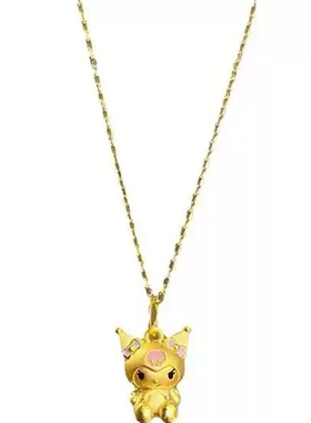 儿童项链女款2025新款库洛米金色