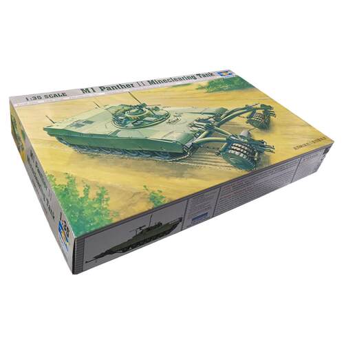 恒辉模型 小号手 00346 1/35 M1黑豹2扫雷坦克 拼装模型