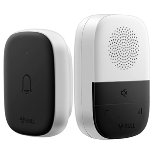 公牛无线遥控门铃玲电子电池款电铃一拖二家用自发电老人呼叫器