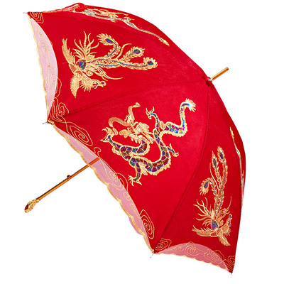 结婚接亲专用【高档新娘红伞】