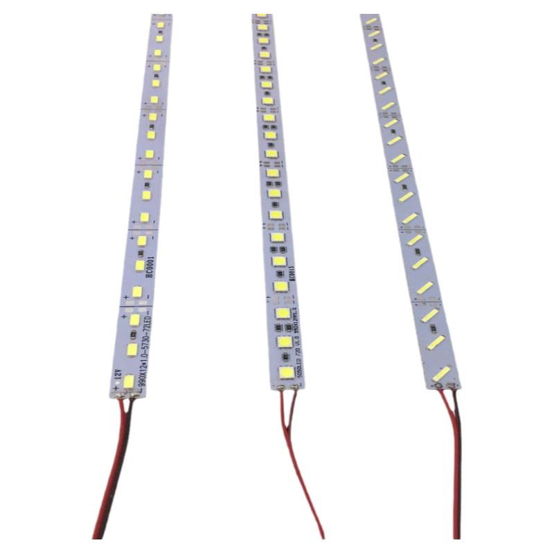 led硬灯条5730贴片珠宝手机柜台灯12V超亮展示柜货架灯箱铝槽长条