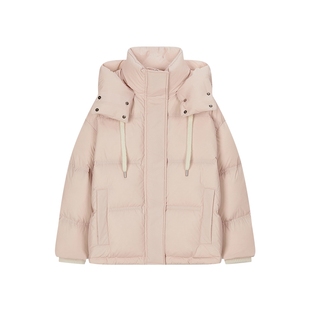 SLY冬季新品短款连帽软糯面包保暖羽绒服外套038HAU30-0331