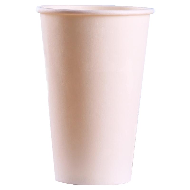 100只单层加厚咖啡奶茶纸杯