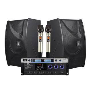 JBL 大功率专业卡包功放机卡拉OK家用K歌KTV舞蹈室会议音响套装