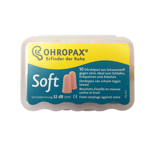 德国OHROPAX隔音耳塞睡眠睡觉防噪音男女学习用高三党神器超静音