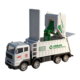城市垃圾分类环卫车男孩宝宝塑胶运输卡车小汽车玩具儿童惯性滑行
