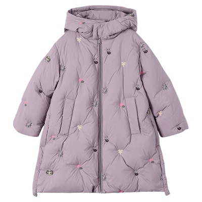 允儿妈杜邦三防90白鸭绒羽绒服