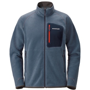 日代折扣montbell户外超轻保暖抓绒开衫外套秋冬男款1106591