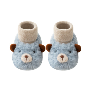 婴儿步前鞋子宝宝鞋袜3-6到12个月0幼儿小月龄初生软底冬加厚外出