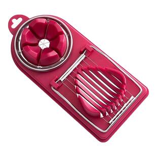 多功能切蛋鸡蛋切片家用切蛋器松花蛋皮蛋不锈钢神器分割器花式