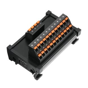 恩爵省配线分线端子台ECTB电源分线器PLC接线板一对一进多出10~64