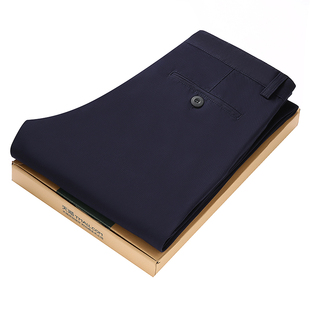 休闲裤男厚款宽松直筒中年大码裤子男款春秋2025新款纯棉男士长裤