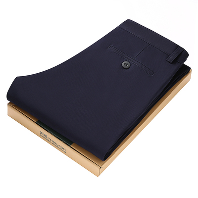 休闲裤男厚款宽松直筒中年大码