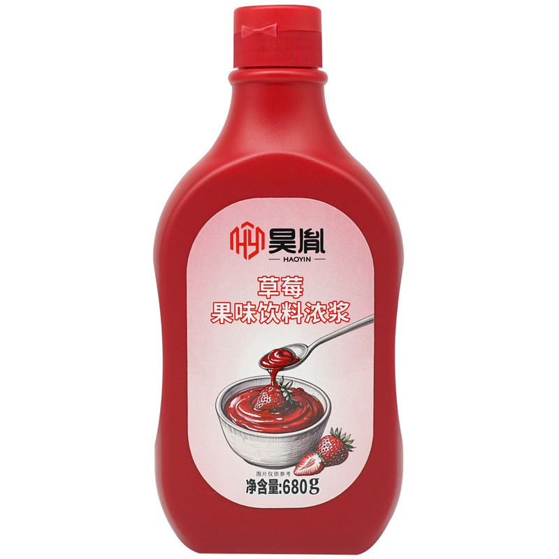 昊胤草莓酱680g多用途口感佳