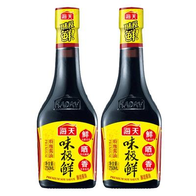 海天味极鲜酱油生抽750ml