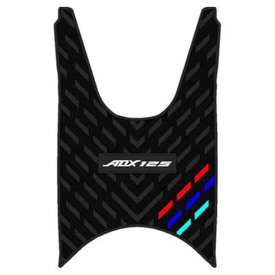 适用于豪爵ADX125加长橡胶踏板摩托脚垫HJ125T-58A耐磨垫改装配件