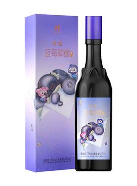 悠蜜蓝莓精酿i享12度450ml果酒