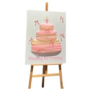 生日节日派对指引牌酒店餐馆高档宴会布置小红书同款kt板定制