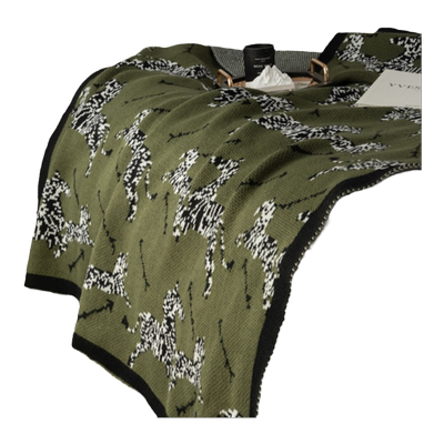 unclebomb腈纶针织毯复古春秋