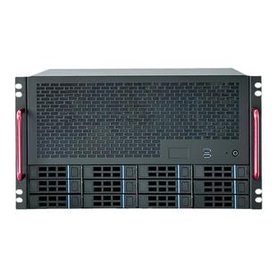 12盘位NAS机箱ATX主板ATX电源8个全高插槽企业家用AIO服务器机箱