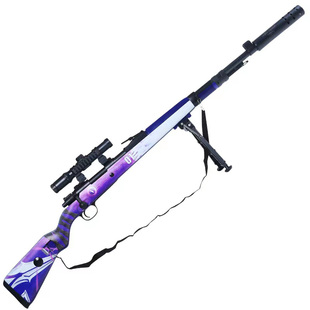 捷鹰98k软弹枪尼龙拉栓可抛壳老玩家狙击枪男孩AWM吃鸡玩具枪模型