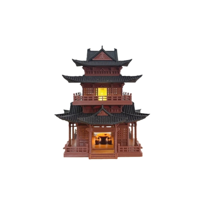 古建筑模型小房子摆件